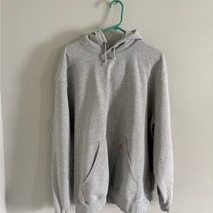 Cathartic loose fit Gray Hooded Sweatshirt